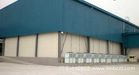 冷藏庫安裝施工現(xiàn)場